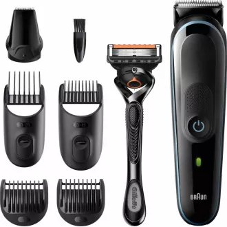 Braun Multigroomer 5 MGK5355 Aparat de tuns barba și părul 7 în 1, reglaj de 13x lungime, Gillette Braun Multigroomer 5 MGK5355 Aparat de tuns barba și părul 7 în 1, reglaj de 13x lungime, Gillette