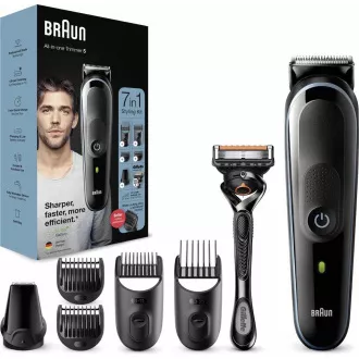 Braun Multigroomer 5 MGK5355 Aparat de tuns barba și părul 7 în 1, reglaj de 13x lungime, Gillette Braun Multigroomer 5 MGK5355 Aparat de tuns barba și părul 7 în 1, reglaj de 13x lungime, Gillette
