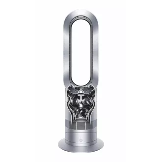 Ventilator Dyson Hot Cool AM09, ventilator de podea, 2000 W, afișaj, fără ventilator, telecomandă, alb și gri