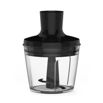 Blender de imersie cu băț Tefal HB65KD38 QuickChef, 1000 W, 20 de viteze, 4 lamele, bol de amestecare, bol de tocat