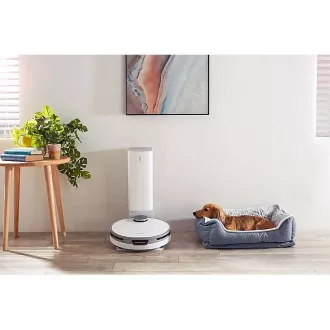 Aspirator robotizat Samsung Jetbot  VR30T85513W/WA, antiderapant, inteligent, WiFi, alb