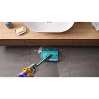 Aspirator fără fir Dyson V15s Detect Submarine Detect Submarine, cu băț, ștergere umedă, afișaj LCD, filtrare în mai multe trepte