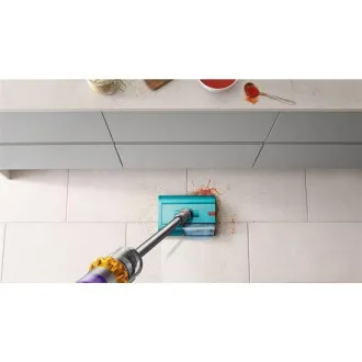 Aspirator fără fir Dyson V15s Detect Submarine Detect Submarine, cu băț, ștergere umedă, afișaj LCD, filtrare în mai multe trepte