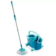 Leifheit 52102 Set Clean Clean Twist Disc Mop Set mobil de curățare rotativ mobil