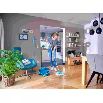 Leifheit 52102 Set Clean Clean Twist Disc Mop Set mobil de curățare rotativ mobil Leifheit 52102 Set Clean Clean Twist Disc Mop Set mobil de curățare rotativ mobil