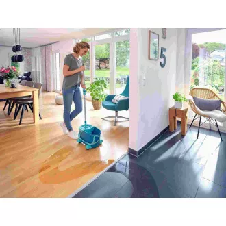 Leifheit 52102 Set Clean Clean Twist Disc Mop Set mobil de curățare rotativ mobil Leifheit 52102 Set Clean Clean Twist Disc Mop Set mobil de curățare rotativ mobil