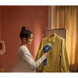 Philips 7000 Series STH7020/20 Aparat cu abur de mână, 1500 W, încălzire rapidă, tehnologie OptimalTEMP, albastru închis
