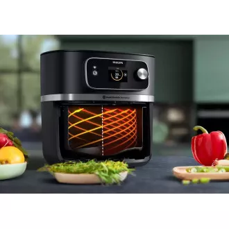Philips 7000 Series Airfryer Combi Combi XXL Connected HD9880/90 aparat de prăjit cu aer cald, 2200 W, Wi-Fi, programe automate Philips 7000 Series Airfryer Combi Combi XXL Connected HD9880/90 aparat de prăjit cu aer cald, 2200 W, Wi-Fi, programe automate