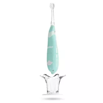 Periuta de dinti electrica NENO TUTTI, pentru copii de la 3 la 6 ani, iluminare LED din spate, fibre de nailon, verde menta