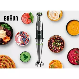 Blender de mână Braun MultiQuick 9 MQ9135XI, 1200 W, ActiveBlade, control continuu al vitezei, SmartSpeed