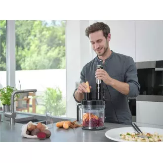 Blender Braun MQ9195XLI, 1200 W, ActiveBlade, control continuu al vitezei, SmartSpeed, accesorii extinse