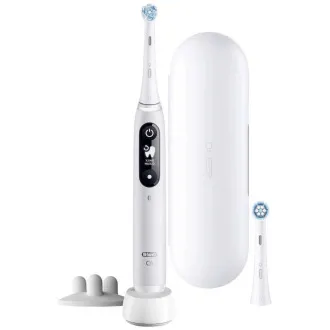 Periuță de dinți electrică Oral-B iO Series 6s, temporizator, senzor de presiune, 5 programe, aplicare Oral-B, alb