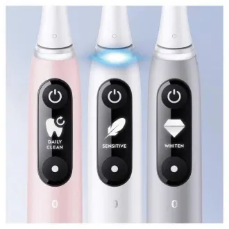 Periuță de dinți electrică Oral-B iO Series 6s, temporizator, senzor de presiune, 5 programe, aplicare Oral-B, alb