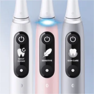 Periuță de dinți electrică Oral-B iO Series 6s, temporizator, senzor de presiune, 5 programe, aplicație Oral-B, roz