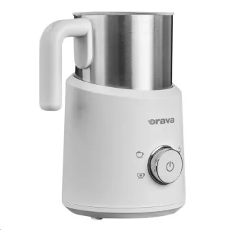 Spumator de lapte electric Orava, 500 W, 4 programe selectabile, 350 ml, alb