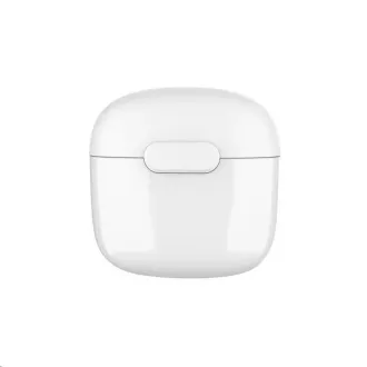 Căști wireless Orava cu microfon, USB-C, control tactil, intraauriculare, IPX3, albe