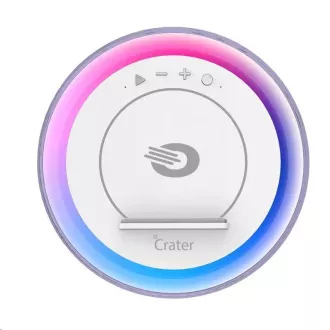 Lampa de noapte Orava cu lumina RGB, incarcator smartphone si difuzor