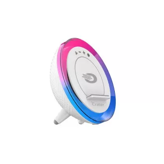 Lampa de noapte Orava cu lumina RGB, incarcator smartphone si difuzor