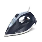 Fier de călcat cu abur Philips seria 7000 DST7030/20, 2800 W, Calc-Clean, Anti-picurare, albastru închis