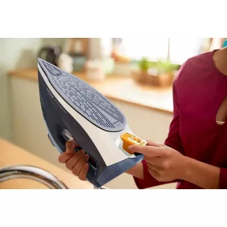 Fier de călcat cu abur Philips seria 7000 DST7030/20, 2800 W, Calc-Clean, Anti-picurare, albastru închis