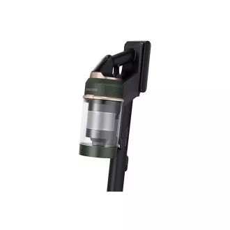Aspirator complet extra stick Samsung Bespoke Jet Plus, 580 W, 0,5 L, afișaj LCD, stație de încărcare, verde