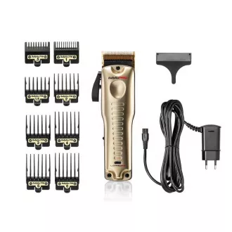 Aparat de tuns profesional BaByliss Pro 4 FX825GE, lame din titan, baterie de 3300 mAh, auriu Aparat de tuns profesional BaByliss Pro 4 FX825GE, lame din titan, baterie de 3300 mAh, auriu