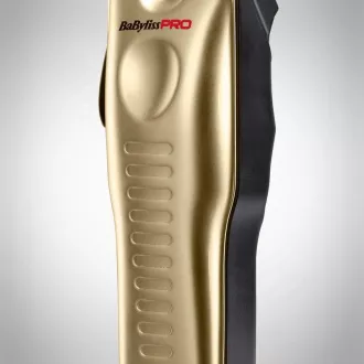 Aparat de tuns profesional BaByliss Pro 4 FX825GE, lame din titan, baterie de 3300 mAh, auriu Aparat de tuns profesional BaByliss Pro 4 FX825GE, lame din titan, baterie de 3300 mAh, auriu