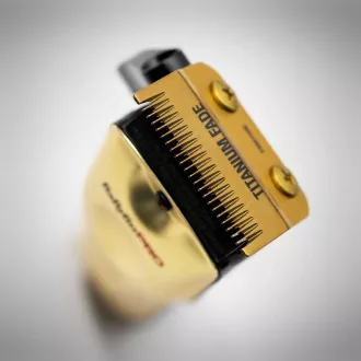 Aparat de tuns profesional BaByliss Pro 4 FX825GE, lame din titan, baterie de 3300 mAh, auriu Aparat de tuns profesional BaByliss Pro 4 FX825GE, lame din titan, baterie de 3300 mAh, auriu