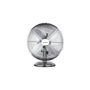 Ventilator oscilant de masă Orava SF-100 X, 3 niveluri de viteză, oscilație la dreapta și la stânga, argintiu