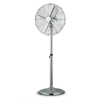 Ventilator cu suport metalic Orava SF-200 X, 3 niveluri de viteză, rotație automată, argintiu