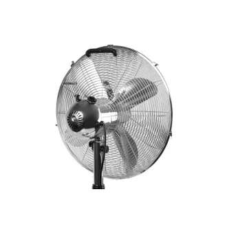 Ventilator cu suport metalic Orava SF-200 X, 3 niveluri de viteză, rotație automată, argintiu