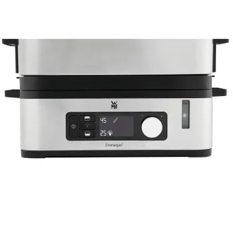 Aparat de gătit cu abur WMF KITCHENminis, 900 W, pregătește mai multe feluri de mâncare simultan