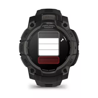 Garmin Instinct 3 – 45 mm, AMOLED, Negru cu curea neagră