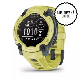 Garmin Instinct E – 45 mm, Verde electric cu bandă verde electrică