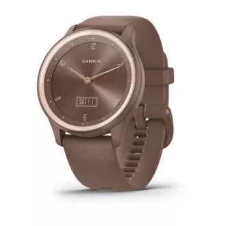 Garmin vívomove® Sport Slate/Correa din silicon negru, UE