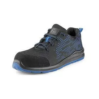 Pantofi mici CXS TEXLINE VIS S1, negru-albastru, marimea 48