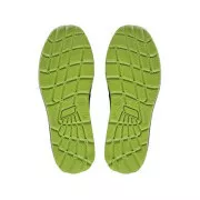 Pantofi joasa CXS TEXLINE RAB S1, cu otel, negru-verde, marimea 42