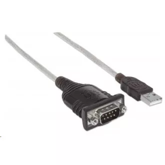 Convertor MANHATTAN de la USB la portul serial (cip FTDI FT232RL, 45cm)