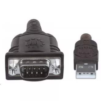 Convertor MANHATTAN de la USB la portul serial (cip FTDI FT232RL, 45cm)