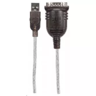 Convertor MANHATTAN de la USB la portul serial (cip FTDI FT232RL, 45cm)