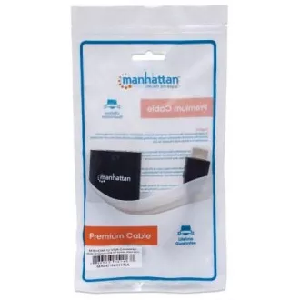 Convertor MANHATTAN de la HDMI la VGA (HDMI masculin la VGA feminin, negru, Polybag)