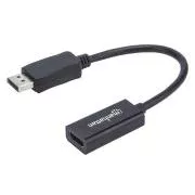 Adaptor MANHATTAN, DisplayPort, DP-Mamă/HDMI-Mamă, negru