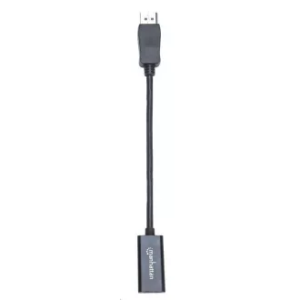 Adaptor MANHATTAN, DisplayPort, DP-Mamă/HDMI-Mamă, negru