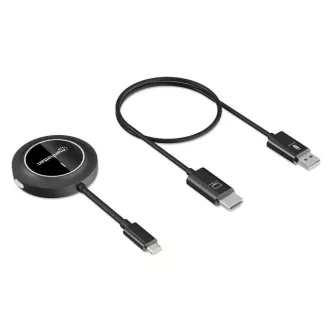 Kit de prezentare wireless MANHATTAN HDMI, 1080p, negru
