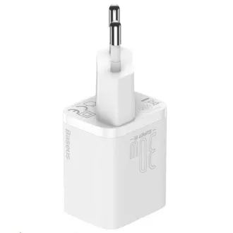 Baseus Super Si adaptor de încărcare rapidă IC 30W alb
