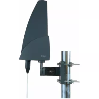 EVOLVEO Shark, antenă activă de exterior DAB+/DVB-T2, filtru LTE, 4G, 5G