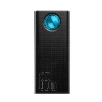 Baseus Amblight powerbank cu afișaj digital QC 30000mAh Overseas Edition   cablu Type-C/Type-C 100W 1m, negru