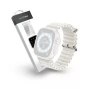 RhinoTech Ocean curea pentru Apple Watch 38/40/41mm alb