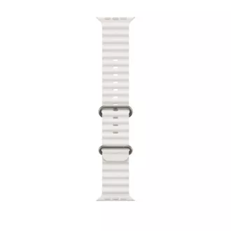 RhinoTech Ocean curea pentru Apple Watch 38/40/41mm alb