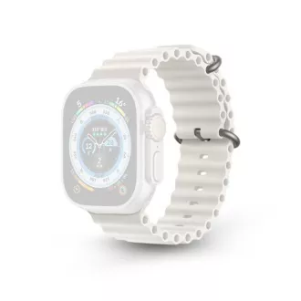 RhinoTech Ocean curea pentru Apple Watch 38/40/41mm alb